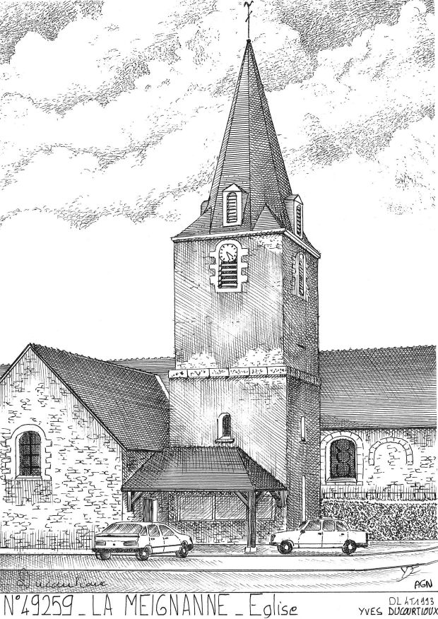 N 49259 - LA MEIGNANNE - église